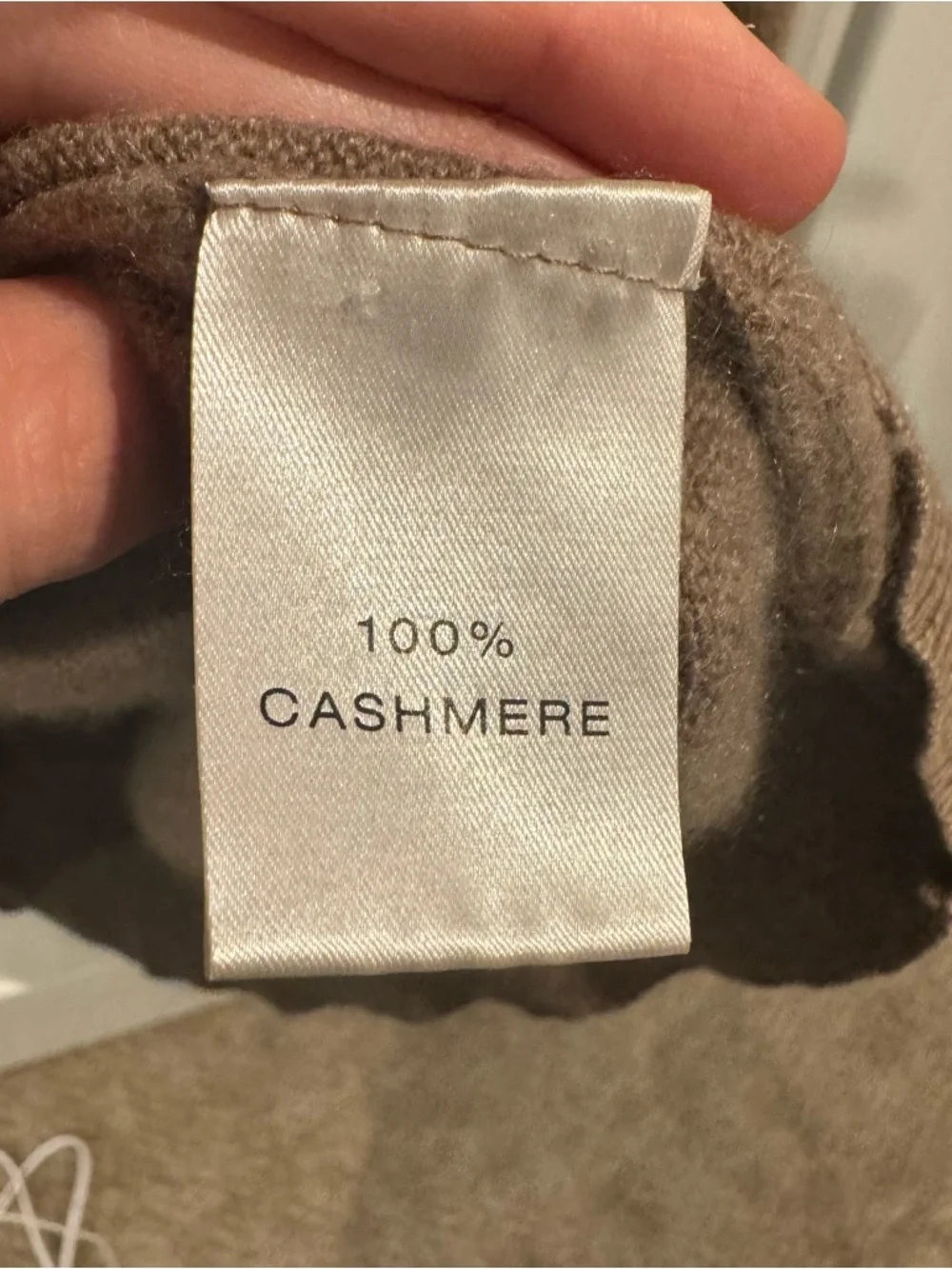 Charles Tyrwhitt -- 100% Cashmere Zip Neck Sweat -- Tan XL-- Great Condition